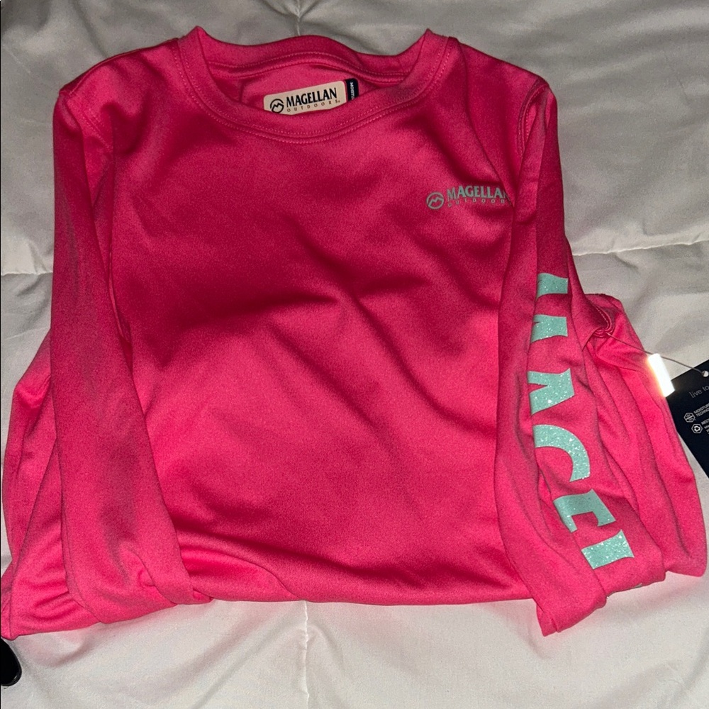 Magellan Outdoors Pink Kids Shirt